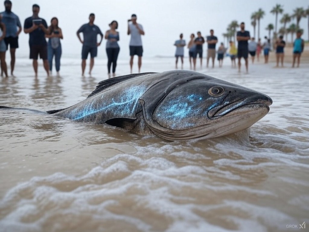 The Mysterious Doomsday Fish Washes Ashore on a Mexico Beach Nobodys Gonna Believe This