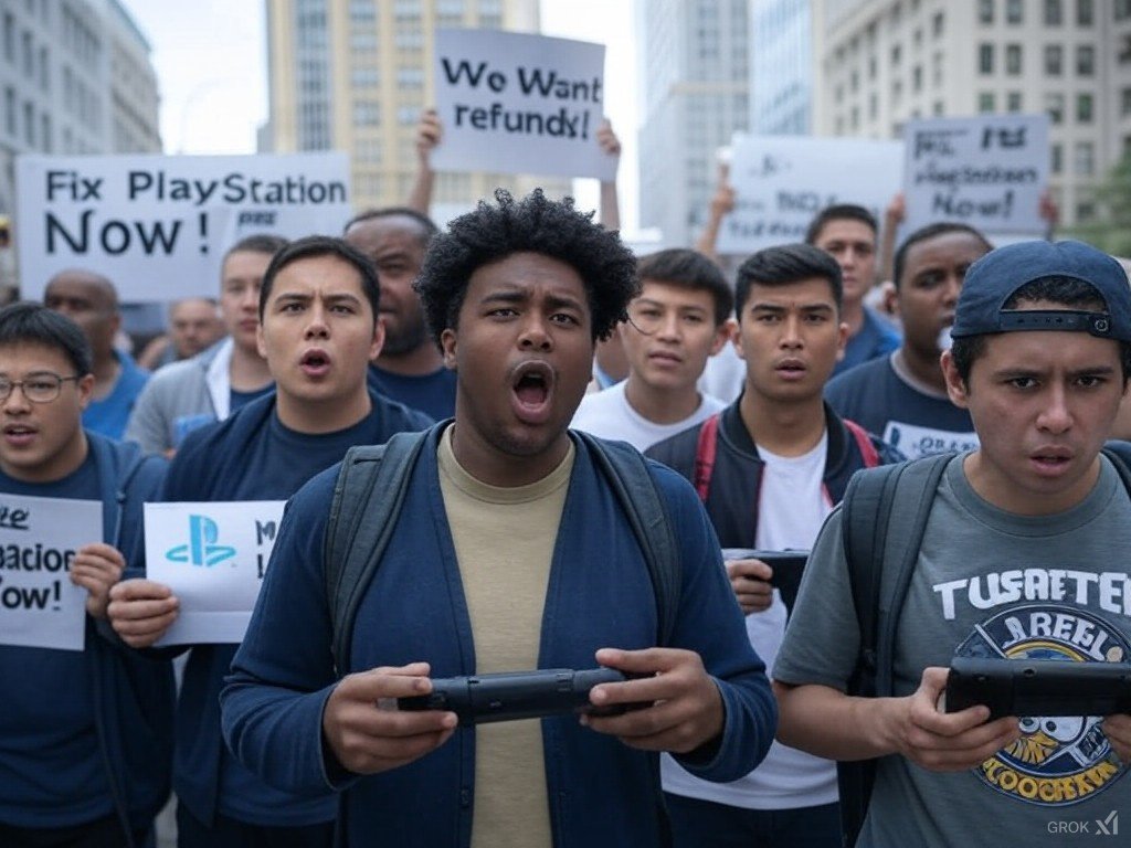 The PlayStation Outage Gamers Rally for Compensation