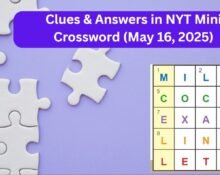 NYT Mini Crossword Answers and Hints for Saturday, May 17, 2025